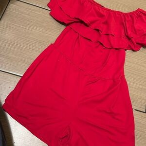 Red jumpsuit size 14